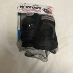 Wipeout Dry Erase Kids Pad Set Wknee Pads Elbow Wristguards Black Open Pkg. Fixed Price $17.10.