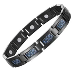 Feraco Magnetic Bracelets For Men Pain Relief Stainless Steel Magnet Therapy .... Fixed Price $34.29.