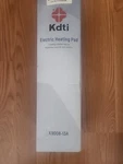30"x24" Grey Ultra Soft Electric Heating Pad Adjustable Temperature. Fixed Price $20.00.