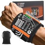 Magnetic Wristband With 15 Strong Magnets For Holding Screws, Nails, Drill Bi.... Fixed Price $18.99.