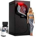Portable Sauna Box 3l 1300w Infrared Red Light Therapy Folding Isido Upgraded. Fixed Price $259.99.
