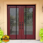 Veanusiver Fiberglass Magnetic Screen Door 60x80". Fixed Price $44.99.