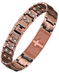 Feraco Copper Cross Bracelet For Men,magnetic Therapy Bracelets. Fixed Price $45.54.