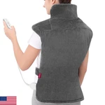 Comfytemp Heating Pad For Back Neck Shoulders Weighted Electric Wrap 22x33 Grey. Fixed Price $72.57.