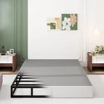 9 Inch Box Spring For Queen Bed, Heavy Duty Metal Mattress Foundation, 3000 Lbs. Fixed Price $67.07.