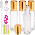 Inice 10ml Roller Bottles For Essential Oils Thick Clear Glass Roll On Bottle.... Fixed Price $11.13.