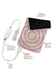 Sharper Image 4lbs. Calming Heat Copper Charcoal Messaging Weighted Heating Pad. Fixed Price $34.95.