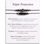 Qqzsjewls Triple Protection Bracelets For Women Men, Empathy Gifts.... Fixed Price $26.99.