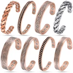 Magnetrx Pure Copper Magnetic Bracelets Men Therapy Arthritis Pain Cuff Bangles. Fixed Price $32.95.