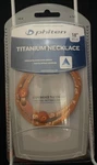 Nip 18" Phiten Titanium Necklace New. Fixed Price $9.88.