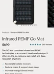 Higherdose Pemf Go Mat Infrared & Emf Therapy Full-body Recovery. Fixed Price $475.00.