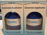 Solar Buddies Refillable Sunscreen Applicator Roll-on Lot Of 2 New. Fixed Price $19.99.