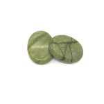 2 Pcs Green Hot Massage Stones Set Natural Jade Rock Spa Massager 3.14 X 2.36.... Fixed Price $28.37.