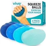 Vive Squeeze Balls For Hand Therapy Set (4 Pack) - Grip Strengthene... Fast Ship. Fixed Price $35.99.