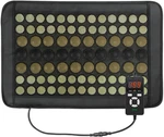 Far Infrared Heating Pad With Jade & Tourmaline Stones, 24 Timers, Emf Free. Fixed Price $331.99.