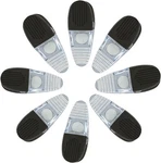 Vip Home Essentials - Thick Plastic Clips With Neodymium Magnet 8 Clear. Fixed Price $9.99.