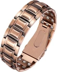 Feraco Men's Copper Bracelet,3x Strength 99.99% Pure Magnetic Bracelets W. Fixed Price $37.61.