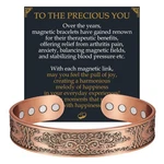 Jecanori Copper Magnetic Bracelet For Men 12x Strength 3800 Gauss. Fixed Price $27.30.