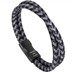 Murtoo Mens Bracelet Leather Braided, Brown And Black For Men. Fixed Price $31.58.