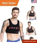 Men's Neoprene Brace Vest Chest Support Strap Protective Gear Fitness Sports .... Fixed Price $42.46.
