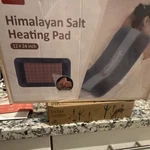 Comfytemp Himalayan Salt Electric Heating Pad 12 X 24 Inch Gray Pink. Fixed Price $12.99.