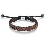 Leather Bracelet For Men, Adjustable Braided Wristband, Men'.... Fixed Price $33.98.
