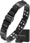 Magnetrx Magnetic Bracelets For Men With Carbon Fiber Inlay Adjustable (black). Fixed Price $54.95.