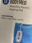 Bodymed Heating Pad For Neck Digital Moist With Auto Shut Off Black. Fixed Price $48.00.