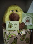 Cuckool Happy Avocado Heating Pad Plush Toy - New. Fixed Price $45.99.