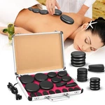 Yunsailing 18 Pcs Hot Stones Massage Set With Electric Heater Box 110v Basalt.... Fixed Price $64.61.