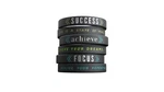 Inkstone Motivational Silicone Wristband Success, Achieve, Focus, 8 Inch 6 Pack. Fixed Price $24.99.
