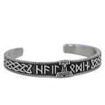 Turtledove Viking Thor Hammer Bangle, Stainless Steel Rune Cuff Bracelet, Cel.... Fixed Price $26.99.