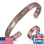 Feraco Copper Bracelet & Lymphatic Drainage Rings For Women, Flower Magnetic. Fixed Price $27.52.