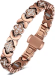 Feraco Pure Copper Bracelets For Women, 5x Ultra Strength Magnetic Bracelet With. Fixed Price $39.79.