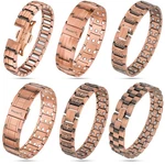 Magnetrx Copper Magnetic Therapy Wide Bracelets For Men Arthritis Pain Relief. Fixed Price $59.95.