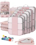 10 Set Compression Packing Cubes For Travel Essentials Women Mom,compressible.... Fixed Price $80.39.