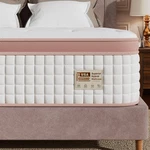 Queen Mattress 14 Inch, Firm Hybrid Mattresses In A Box For Spinal Alignment And. Fixed Price $537.12.
